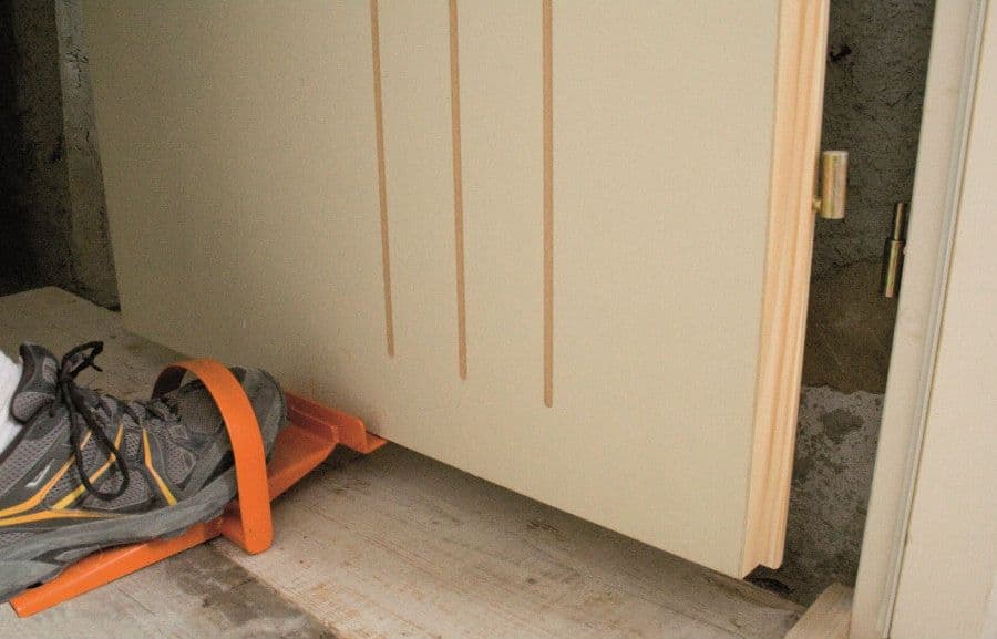 Leva per scarpe solleva lastre sollevatore cartongesso porte in acciaio resistente OFFERTA EDMA - 4