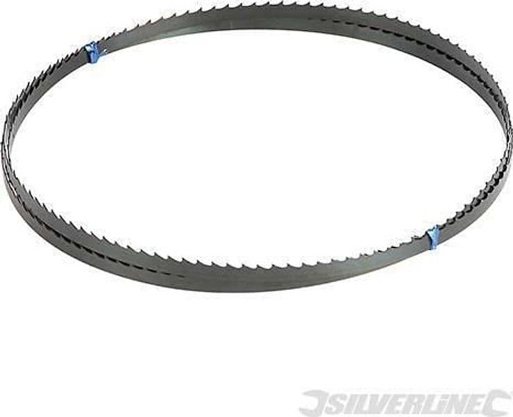 Lama per sega a nastro 1425 mm per il taglio plastica e legno Silverline Silverline
