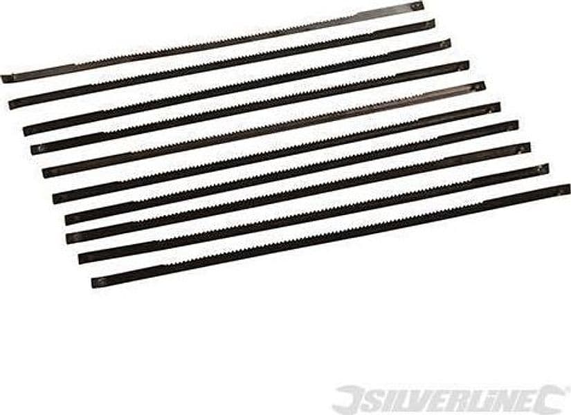 Lame per sega a svolgere in acciaio 130mm Silverline 10 p.zi Silverline