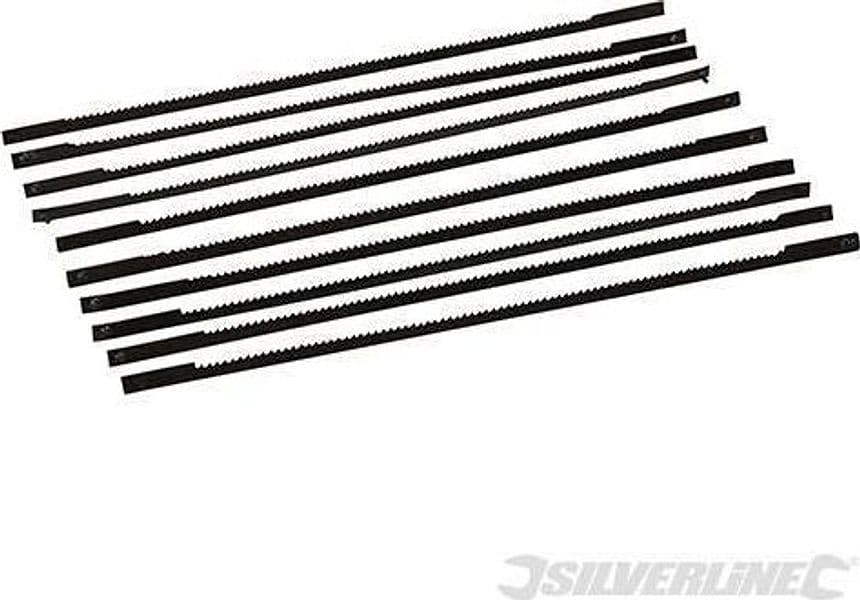 Lame per sega a svolgere in acciaio 130mm Silverline 10 p.zi Silverline
