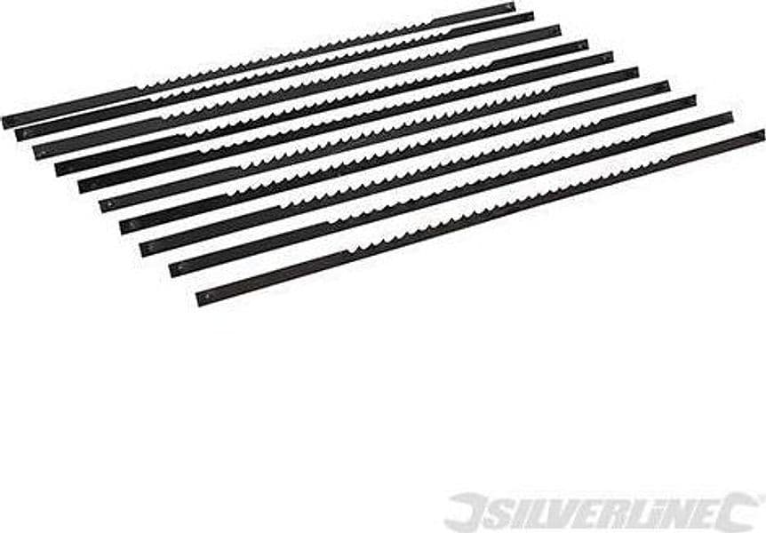 Lame per sega a svolgere in acciaio 130mm Silverline 10 p.zi Silverline