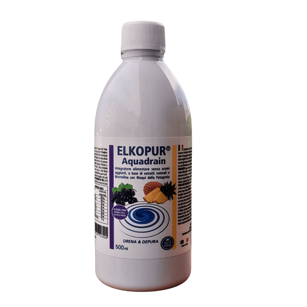 Elkopur® Aquadrain, è un prodotto depurativo, ad azione drenante che aiuta ad eliminare i liquidi in eccesso, migliorare il microcircolo venoso, ridurre gonfiore e senso di pesantezza - 22