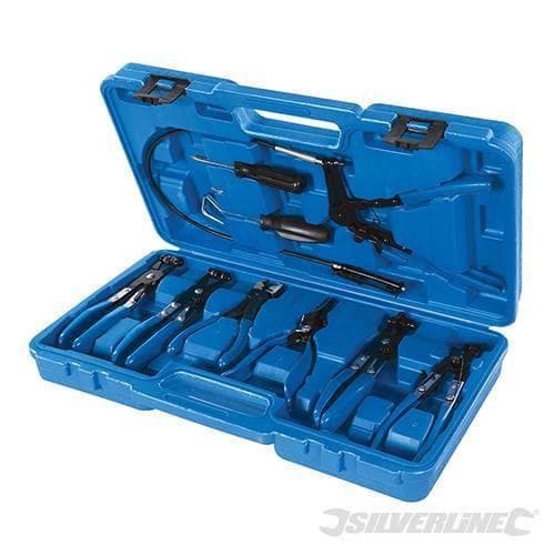 Kit pinze per rimuovere fascette stringitubo 18-54 mm Silverline 9 pezzi Prezzo