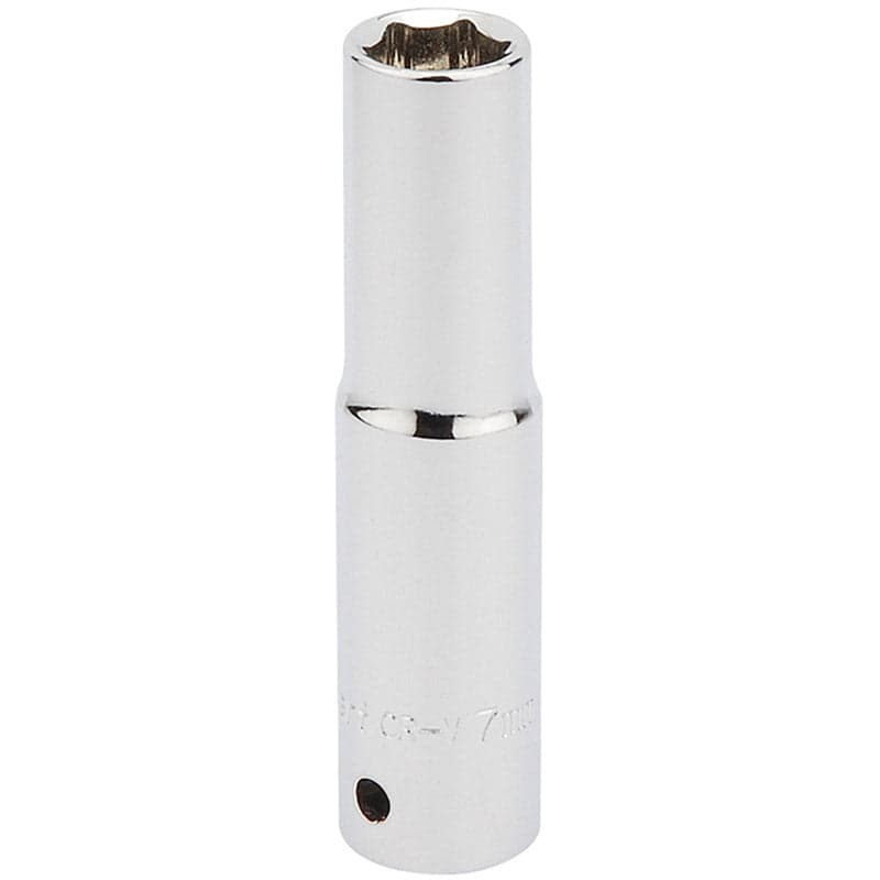 Inserti chiave lunghe a bussola 6 punti 1/4 da 7mm a 13mm a scelta in acciaio Draper tools Draper tools