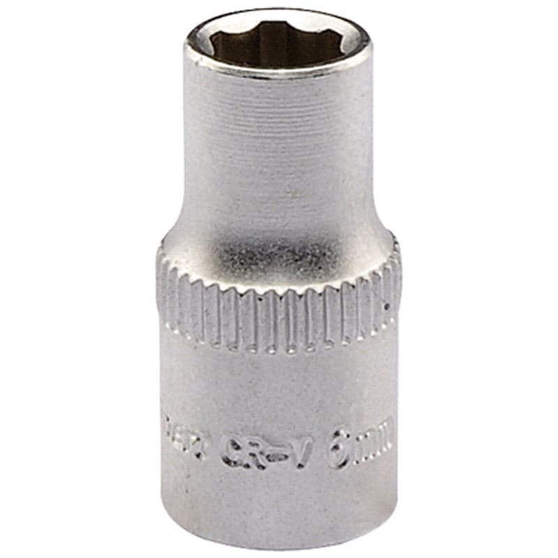 Inserti chiave a bussola 1/4 6 punti da 5mm a 13mm a scelta in acciaio cromo vanadio Draper Draper tools