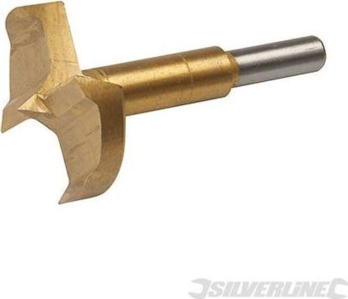 Fresa Forstner rivestite di titanio taglienti Silverline Silverline