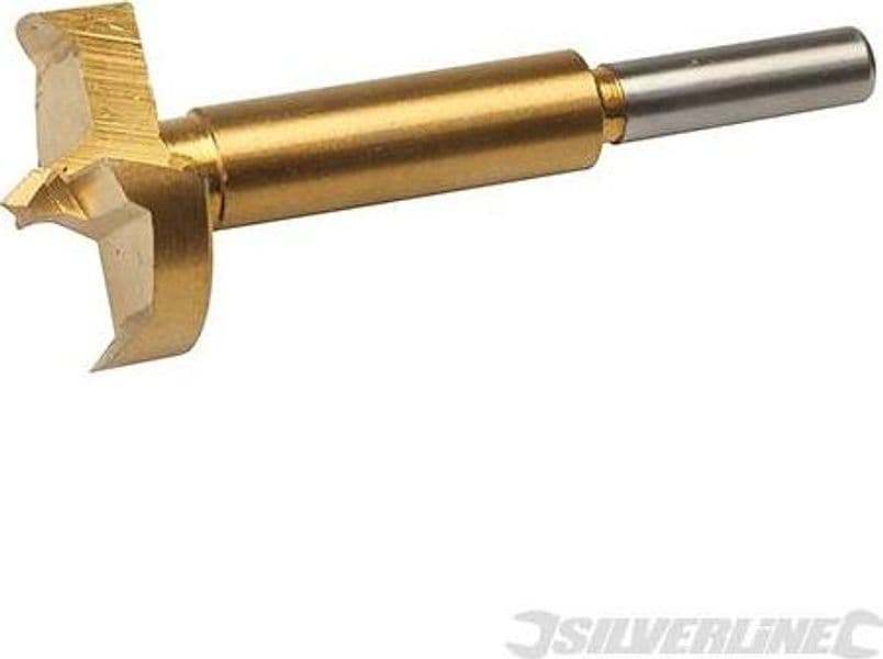 Fresa Forstner rivestite di titanio taglienti Silverline Silverline
