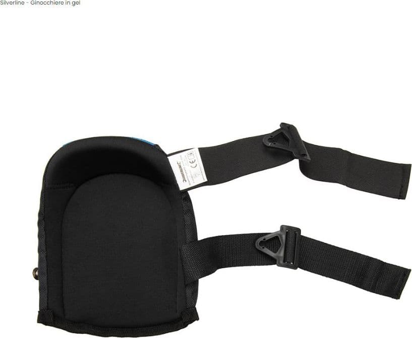 Ginocchiere Silverline  in gel ad alta densità con cinturini regolabili Silverline