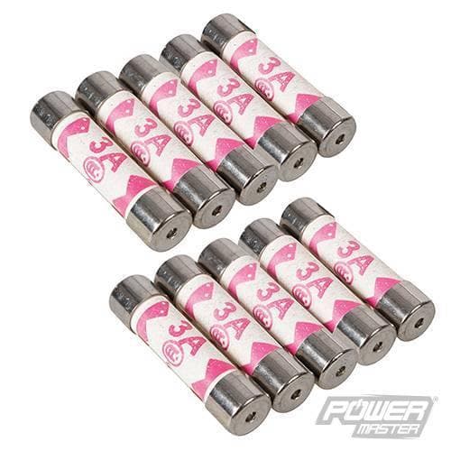 Fusibili per la protezione di circuiti elettrici 3A 5A 13A 10pezzi Power Master