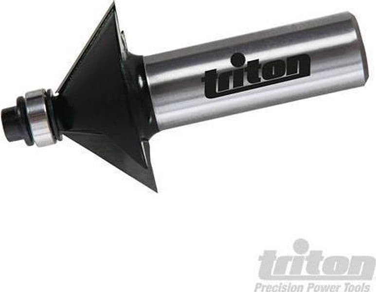 Fresa per smussare 1/2" per legno e pannelli truciolari in carburo di tungsteno triton Triton