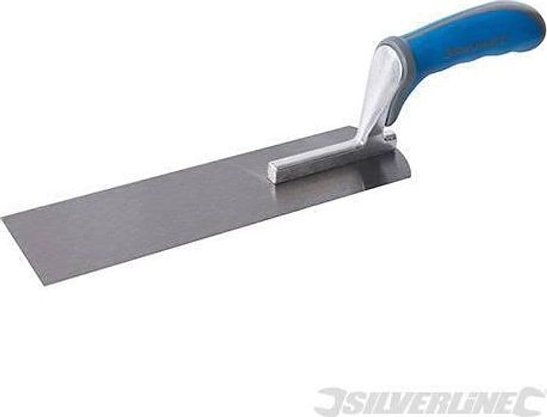 Frattazzo Cazzuola ad impugnatura con lama in acciaio 75mm Silverline