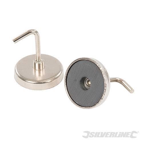 Ganci magnetici Silverline 2 pezzi