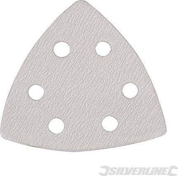 Fogli triangolari forati con fissaggio strappo per la rimozione di pitture e vernici silverline Silverline