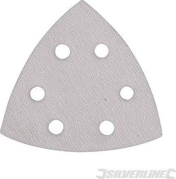 Fogli triangolari forati con fissaggio strappo per la rimozione di pitture e vernici silverline - 5