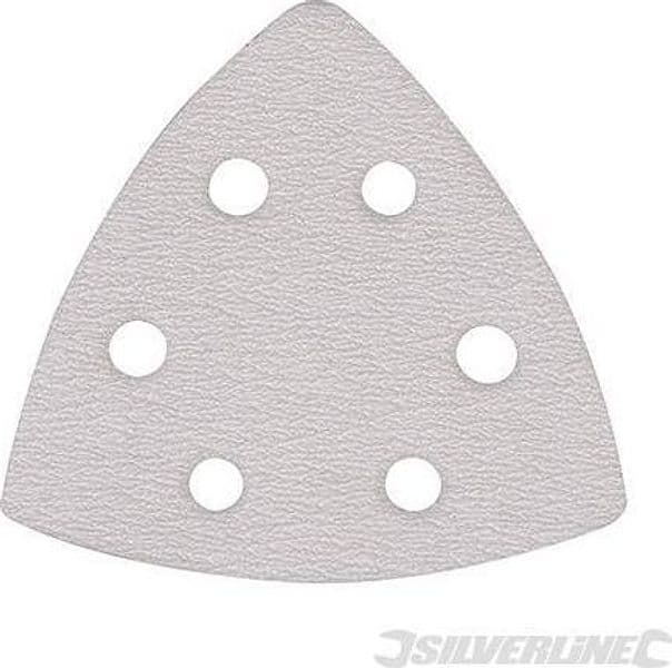 Fogli triangolari forati con fissaggio strappo per la rimozione di pitture e vernici silverline Silverline