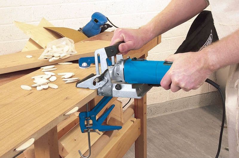 Fresatrice per linguette orizzontale 880W angolo di inclinazione regolabile + accessori Draper tools