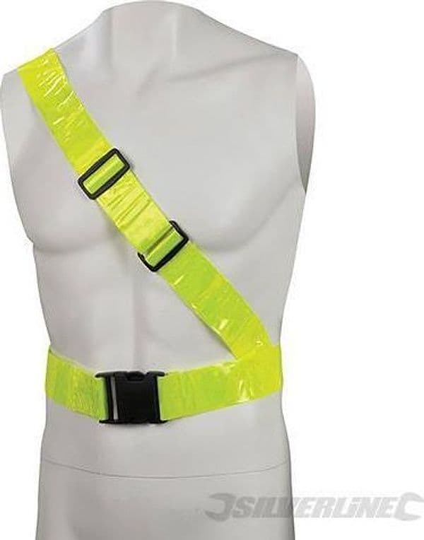 Cintura di sicurezza ad alta visibilità in PVC abbigliamento prezzo silverline