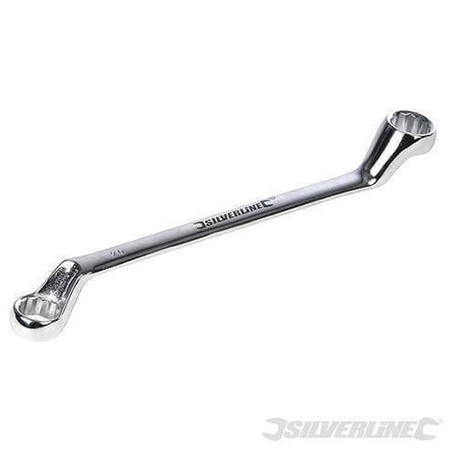 Chiavi poligonali con inclinazione 75° a gomito Silverline meccanica Silverline