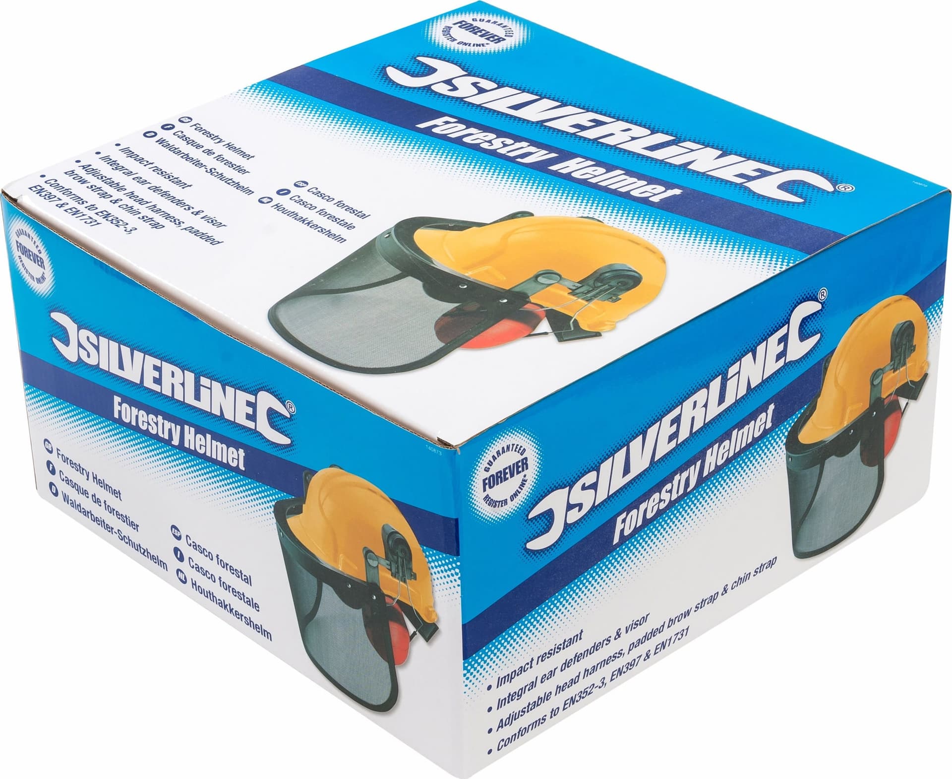 Elmetto con Visiera di protezione da giardinaggio Silverline da lavoro - 2