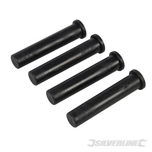 Fermi tappi in plastica per dima piano di lavoro Silverline 4 pezzi