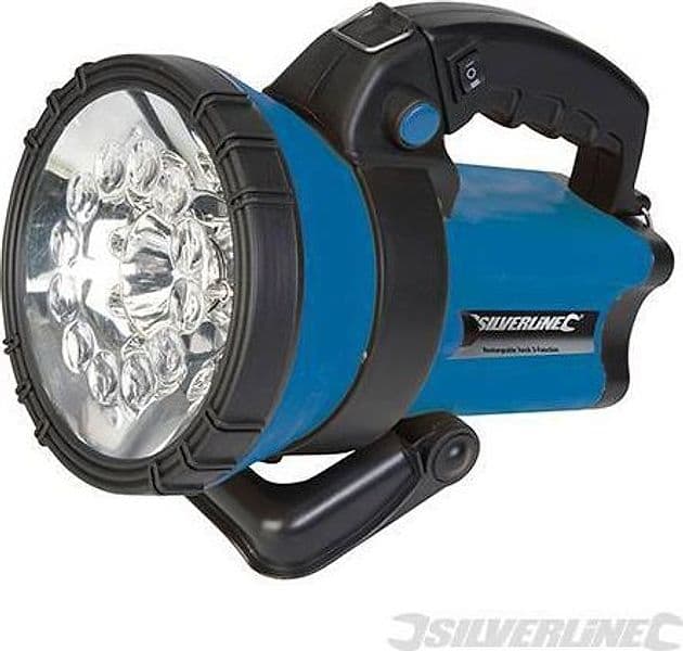 Faretto torcia regolabile a tre funzioni Silverline 145 lumen Originale