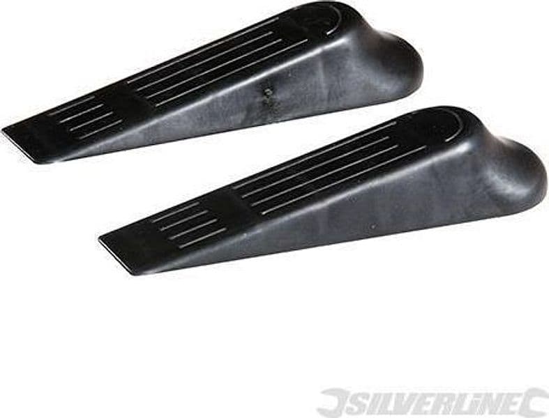 Cunei Silverline blocca porte 2 pezzi 120 mm in plastica Prezzo