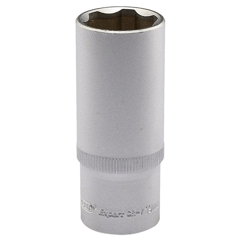 Chiave a bussola lunga innesto 3/8 6 punte 9 misure acciaio satinato Draper Draper tools