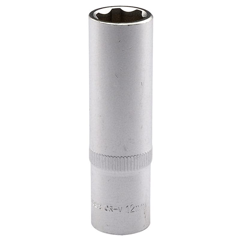 Chiave a bussola lunga innesto 3/8 6 punte 9 misure acciaio satinato Draper Draper tools