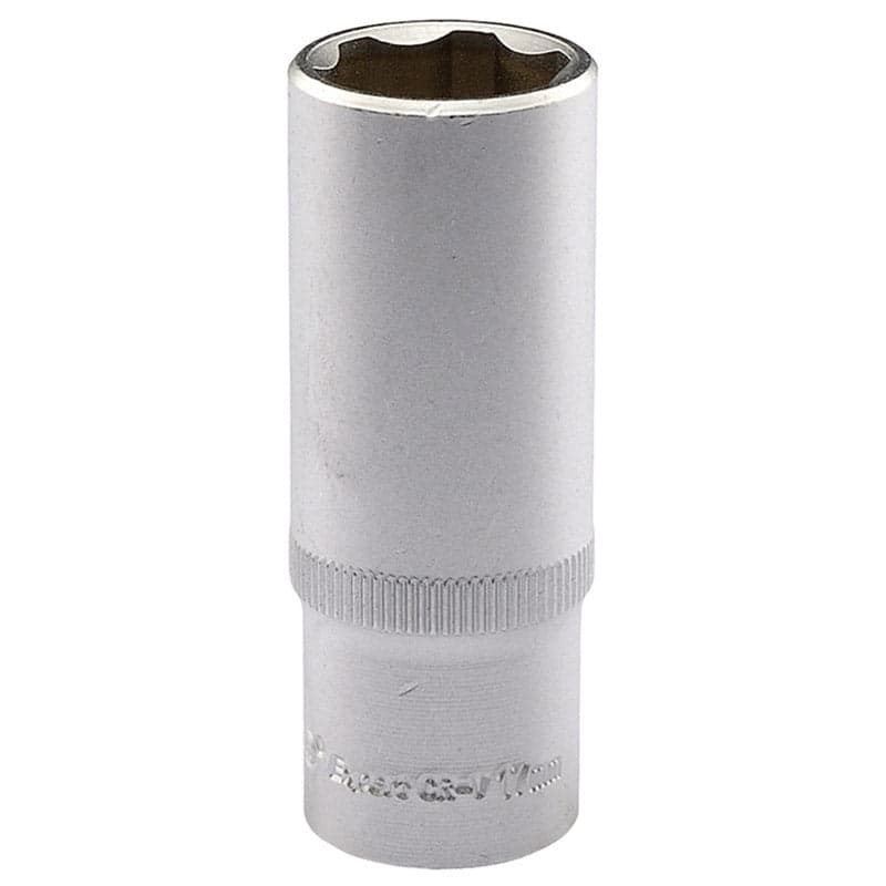 Chiave a bussola lunga innesto 3/8 6 punte 9 misure acciaio satinato Draper Draper tools