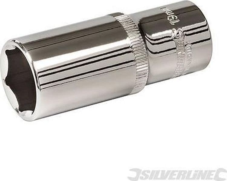 Chiave Esagonale Metrica 3/8" Inserto a Bussola a 6 Punte in Acciaio Silverline Silverline
