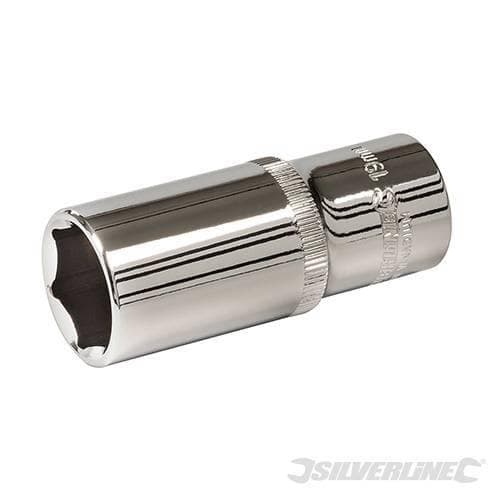 Chiave Esagonale Metrica 3/8" Inserto a Bussola a 6 Punte in Acciaio Silverline Silverline