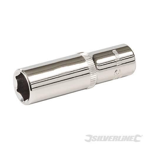 Chiave Esagonale Metrica 3/8" Inserto a Bussola a 6 Punte in Acciaio Silverline Silverline