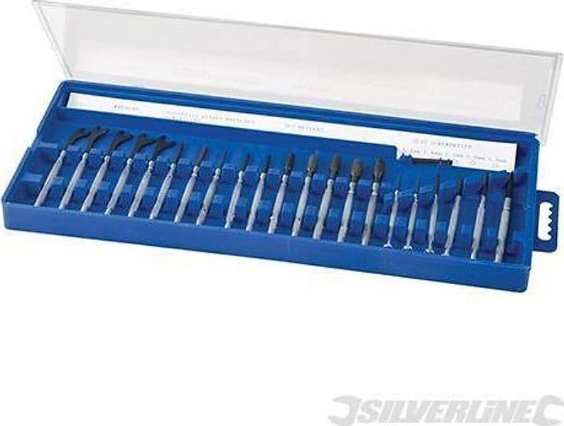 Cacciaviti di precisione Silverline per gioiellieria set 22 pz in acciaio