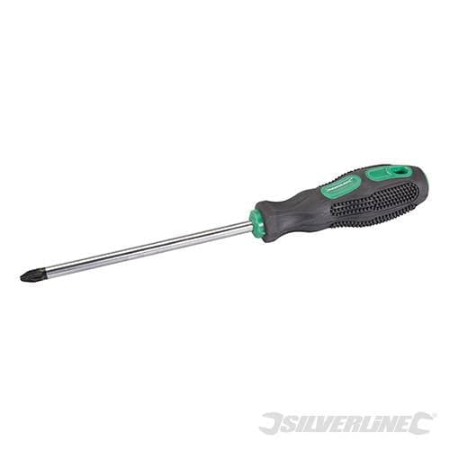 Cacciavite stella Silverline PZ3 x 150 mm punta croce in acciaio cromo