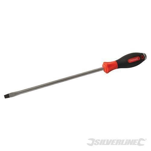 Cacciavite Silverline fisso 8 x 250 mm punta piatta in acciaio cromo