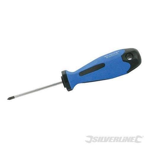 Cacciavite Silverline croce 0 x 63 mm punta stella in acciaio cromo