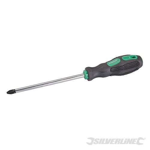 Cacciavite stella Silverline PZ1 x 75 mm punta croce in acciaio cromo