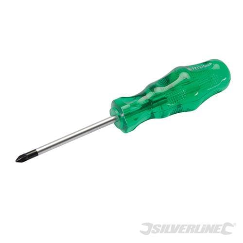 Cacciavite Silverline stella PZ1 x 75 mm punta stella in acciaio cromo
