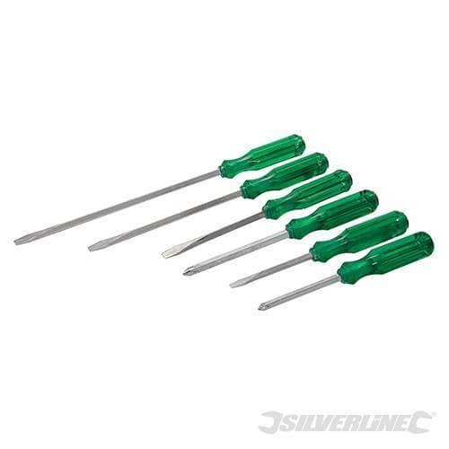 Cacciaviti Silverline set 6Pz ad impatto resistenti cacciavite fisso croce Offerta