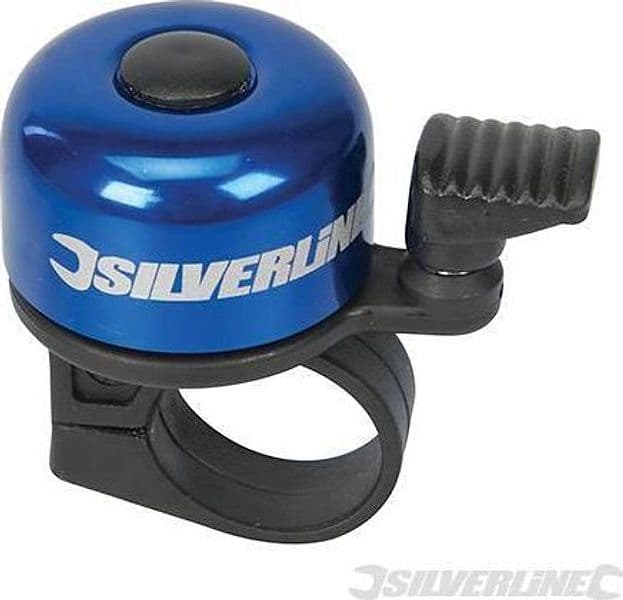 Campanello cric da bicicletta 80 x 100 mm Originale Silverline