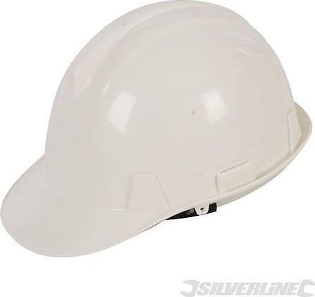 Cappello elmetto sicurezza lavoro regolabile per cantieri vari colori Silverline Silverline