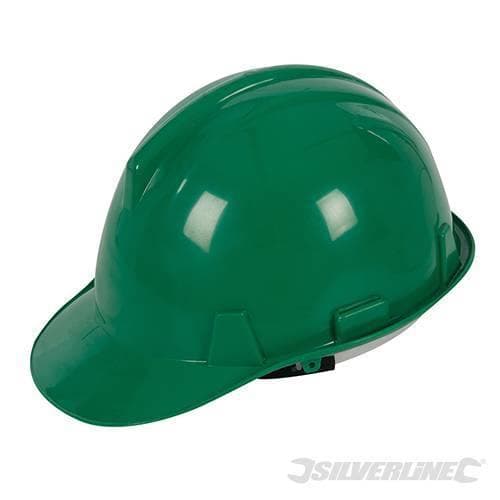 Cappello elmetto sicurezza lavoro regolabile per cantieri vari colori Silverline Silverline