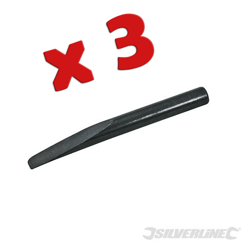 Cacciaspine rimuove punte da trapano Silverline 3 pezzi