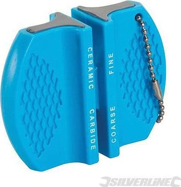 Affila coltello Silverline in carburo di tungsteno e ceramica affila lame antiscivolo