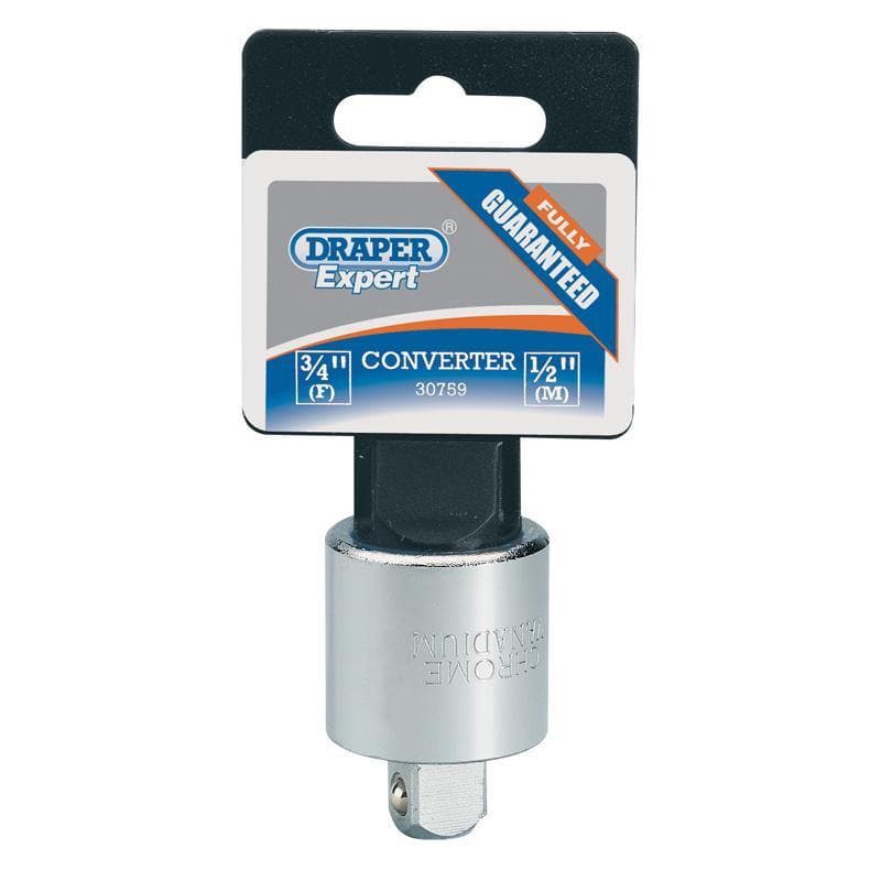 Adattatore per chiave a bussola 1/2" in acciaio cromo Draper