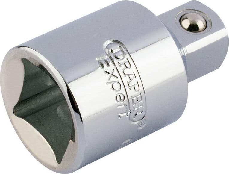 Adattatore per chiave a bussola 1/2" in acciaio cromo Draper Draper tools