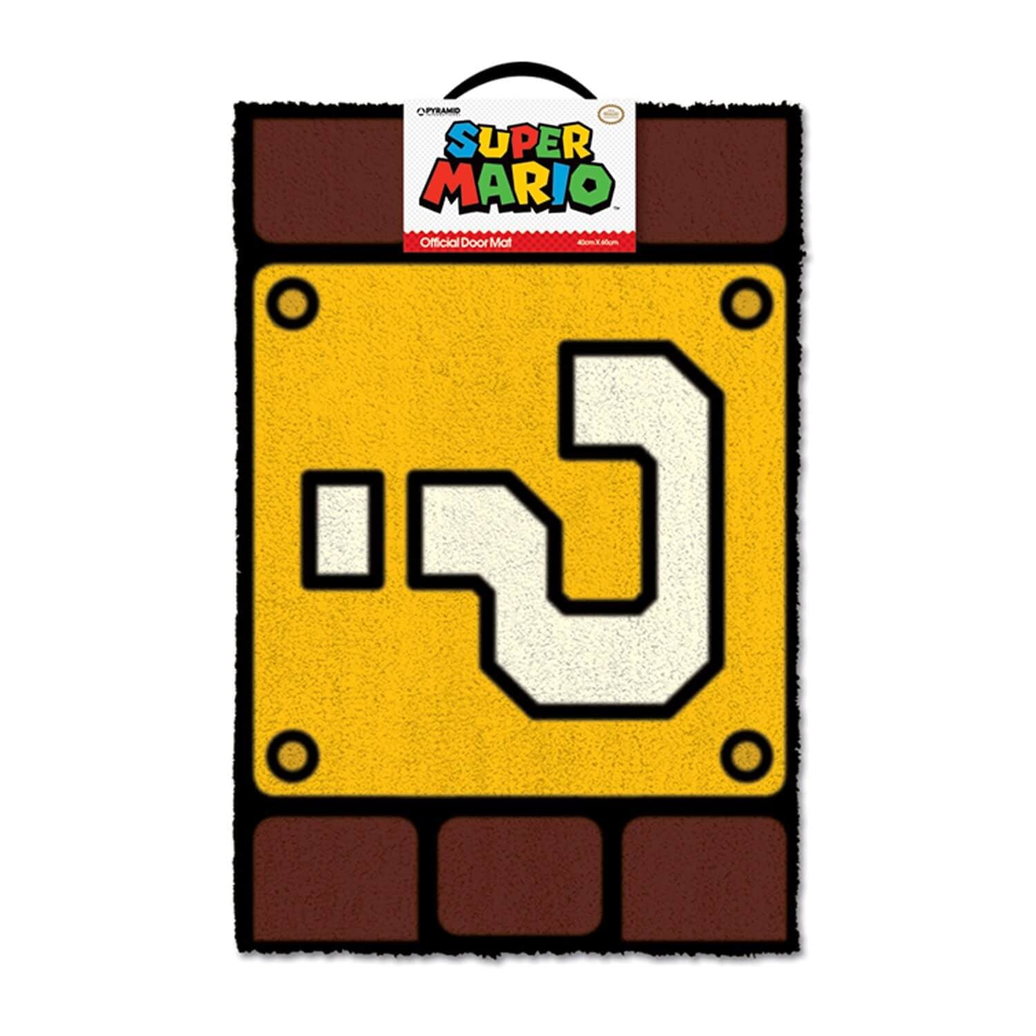 Zerbino Super Mario Question Mark Block Cm 60X40 Gp85084 – Pyramid