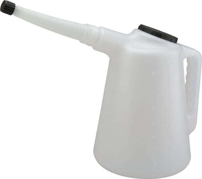 Brocca Di Misurazione da 1L a 8L Resistente a Gasolio Benzina Oli con Beccuccio Draper tools