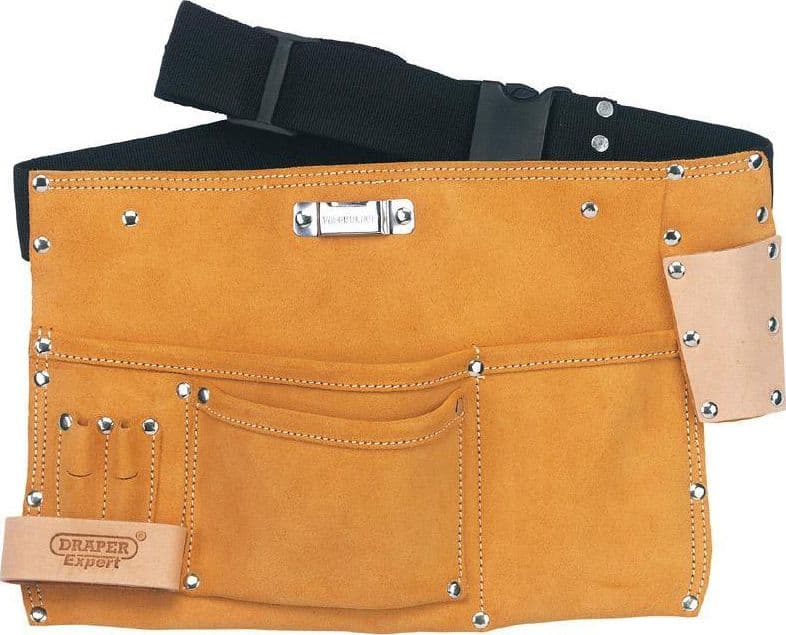 Borsa porta utensili e chiodi a grembiule in cuoio 1200mm Draper Draper tools