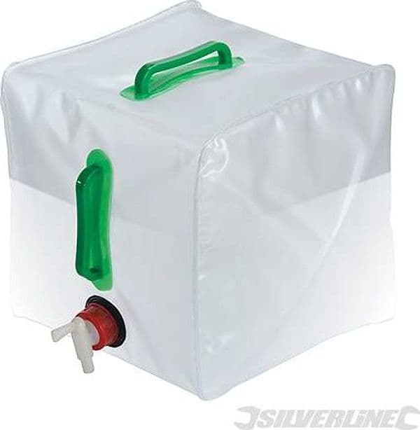 Borsa ghirba pieghevole per trasportare acqua 20L Silverline prezzo